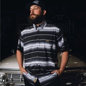 DIXXON FLANNEL CO Low Low Party Shirt - Grey SIZE XL